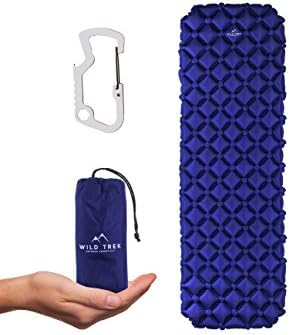 Wild Trek Inflatable Sleeping Pad, Ultralight Camping Mats with Air-Support Cells for Camping, Hiking, Backpacking, Trekking, Travelling, Home, Gift, Picnics, Waterproof & Tear-Resistant Outdoor Pads