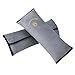 Kids Seatbelt Pillow 2 Packs, INKERSCOOP Universal Car Seat Belt Pillow Seatbelt Protector Cushion Seat Belt Covers for Children and Adult 2 Packs (Gray)