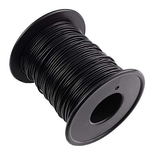Black 0.5mm² 16/0.2mm Stranded Copper Cable Reel Automotive General Purpose 50M