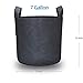 JERIA 12-Pack 7 Gallon, Vegetable/Flower/Plant Grow Bags, Aeration Fabric Pots with Handles (Black), Come with 12 Pcs Plant Labelsthumb 1