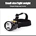 Hunting friends Mining Light KL2.8LM Rechargeable LED Headlamp Waterproof Explosion-Proof Miners Headlamps Flashlight Camping Lights for Night Running Fishing Hunting (Yellow)