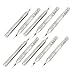 uxcell 10pcs 0.15mm Tip Spiral Flute Tungsten Carbide Micro PCB Drill Bits