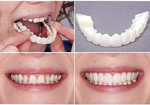 Snap On Smile - Instant Perfect Smile Clip On Veneers Top & Bottom - Perfect Braces and Whitening Alternative No Pain No Shots No Drilling - Perfect Smile in Minutes