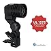 LimoStudio Single LED/Fluorescent Lamp Holder with Umbrella Socket—UL ETL Listed Safety Regulation—Light Stand Mount, Umbrella Reflector Mount Hole, Photo Studio, AGG2307