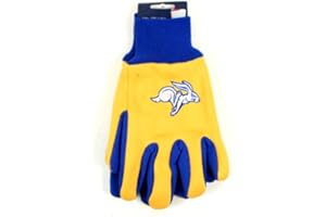 WINCRAFT NCAA South Dakota State Jackrabbits Two-Tone Gloves, Yellow/Blue