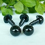 30mm Black Safety Eyes/Plastic Eyes/Doll Eyes/Toy Eyes - 5 Pairs