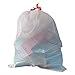 Orino Ultra Strong Garbage Bags 8 Gallon Trash Can Liners for Kitchen and Office Unscented White Drawstring Trash Bags, 60 Count 0.74 mil 22