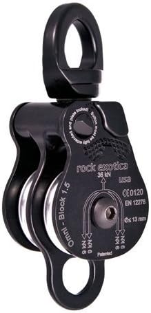 Rock Exotica Omni-Block 1.5 Pulley - Double Black by Rock Exotica