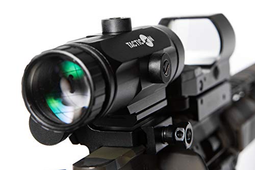 Tacticon Falcon V1 3X Red Dot Magnifier with Flip to Side Mount for Picatinny Rail and 2.5 inches of Eye Relief - Thumbnail 2