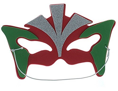 Foam Superhero Masks, 12 Sparkly Masks for Costumes, Party Favors