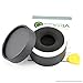 Geekria Comfort Laminated Fabric Replacement Ear Pads for Sennheiser Urbanite On-Ear Headphones (Not Compatible Sennheiser Urbanite XL), Repair Parts (Black)