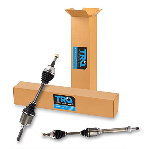 TRQ New Complete Front CV Axle Shaft Assembly Pair