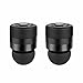 Dirance BT Mini True Wireless Twins Stereo Bass In-Ear Earbuds Earphone Headphone with Mic for iPhone Android Smartphone Tablet Laptop (Black)