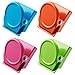 DIYSELF 4Pack Magnetic Clips Refrigerator Whiteboard Wall Fridge Magnetic Memo Note Clips Magnets Metal Clip