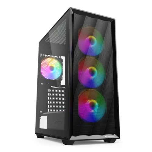 VK4 Rainbow Black, ATX PC Case