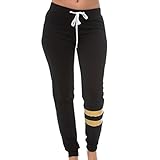 Coco-Limon Jogger Pants for Women - Fleece, Boss Print Sweatpants