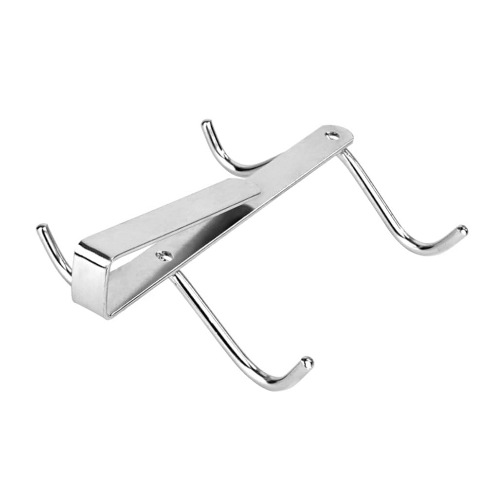 ULTECHNOVO Under Cabinet Mug Hanger Holder Undershelf Cup Hooks Stainless Steel Coffee Cup Hanging Rack for Home Kitchen