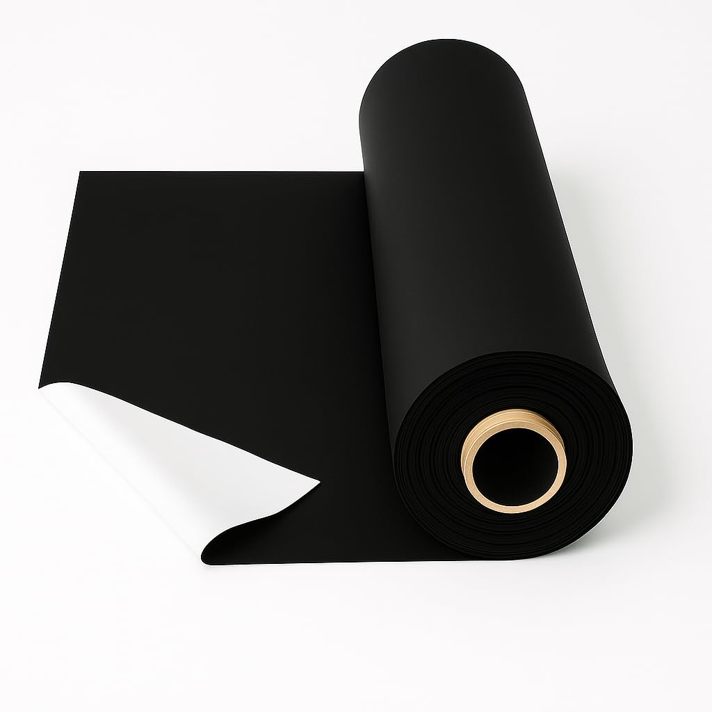 FT Fashion Track Blackout Curtain Lining Fabric 54 Inches 3 Pass Nightshade Blackout Lining Black Super Soft Luxury Thermal Fabric (3 Metre)