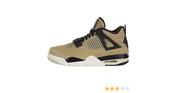 Amazon.com: Nike Air Jordan 4 Retro Zapatillas de baloncesto Aq9129 para  mujer, Champiñón/Muliticolor-negro, 6.5 : Ropa, Zapatos y Joyería