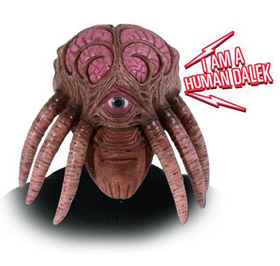 Mask of Dalek Sec with voice changer