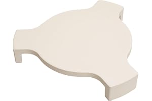 TAILGRILLER Heat Deflector, Plate Setter for Big Green Egg Large, Heat Deflector Conveggtor, Smoking Stone, Pizza Stone for 18" Kamado Grill, Chargriller 18" Akorn, Indirect Plate Setter with 3 Legs