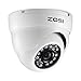 ZOSI 2.0MP 1080P HD 1920TVL Hybrid 4-in-1 TVI/CVI/AHD/960H CVBS Home Security CCTV Camera 24PCS IR-LEDs,80FT Night Vision Indoor Outdoor for 960H,720P,1080P,5MP,4K Analog Surveillance DVR (White)