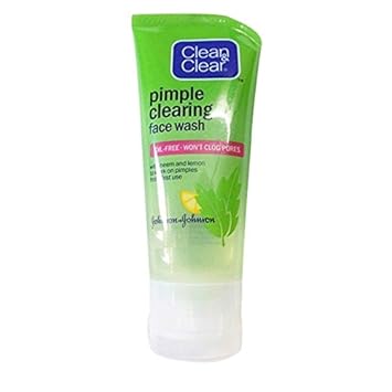 clean clear pimple face wash