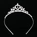 Wedding Headband Crown Aftermarket Wedding Party Children Flower Girl Heart-Shape Crown Headband Tiara w / Clear Rhinestone By OOOUSE