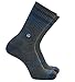 Cariloha Men's Crazy Soft Crew Sock - Buy 3 Get 1 Free (L / XL, Carbon / Royal Blue)