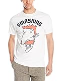 Nickelodeon Men's The Wild Thornberrys Nigel Thornberry "Smashing" Men's T-Shirt, White, Large
