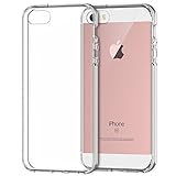 iPhone SE Funda, JETech Slim Fit iPhone 5 5s SE Funda Carcasa Case Bumper con Absorción de Impactos y Anti-Arañazos Espalda Case Cover para Apple iPhone 5/5s/SE (HD Clara) - 0426