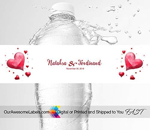 Amazon For 100 LABELS PER ORDER Custom Wedding Water Labels 50th 25th amazon-for-100-labels-per-order-custom-wedding-water-labels-50th-25th