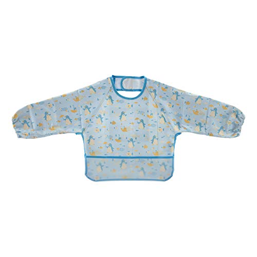 リッチェル おでかけランチくん長袖お食事エプロン ブルーの商品画像