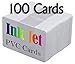 COLIBYOU PVC Cards (100 Pack) - 30 Mil - PVC ID Cards, Best Quality, Enhanced Ink Receptive Coating - Waterproof, Double Sided, Edge to Edge Printing.