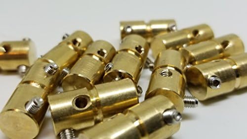 KCG Brass Saddle Peices for Bass Bridge 4 Pack