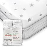 Coney Island Cotton Fitted Jersey Cotton Crib Mattress Sheet, Pack of 2