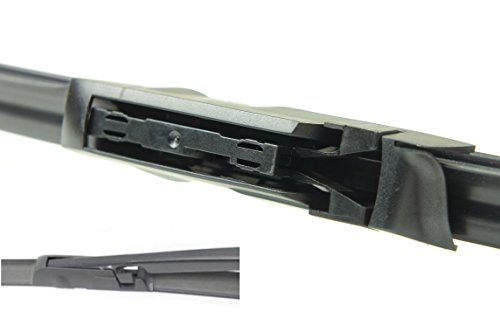 EURO-BLADES Front Windshield Wiper Blades set for Audi A6 C6 2 wiper blades Factory fit 2005-2011 - Thumbnail 2