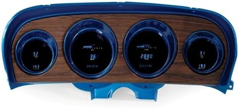 Dakota Digital VFD3-69M Compatible with 1969 70 Ford Mustang Full 6 Gauge Instrument System