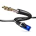 KabelDirekt Network Cable – Transmits Maximum Fiber-Optic Internet Speed – Network, Ethernet Cable, LAN Cable – 5X 25ft – Available in 1-100ft – for Gigabit Network, Router/Modem, RJ45 (Black/Blue)