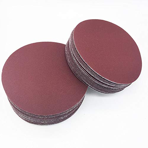 Tool Woodwork - 40ps 3" 75mm-80mm Round Spaper Disk S Sheet Grit 320/400/600/800/1000/1200/1500/2000 Hook Loop Sing Disc For Ser