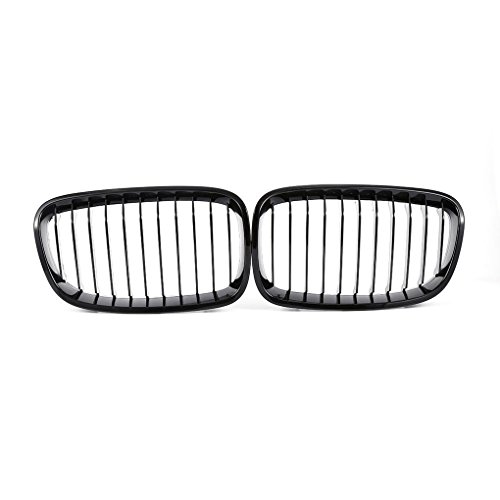 Meisijia Gloss Black Front Air Intake Kidney Grilles For BMW F20 116i 118i 120i 2012-2014
