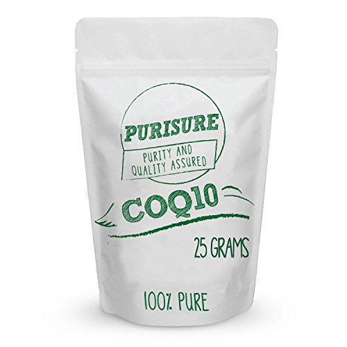 CoQ10 Powder 25g (125 Servings) | Increased Energy and Physical Performance | Enhanced Cardiovascular Heart Health | Cognitive Enhancer | Mood Support | Improved Workout Performance