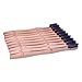 Family Pack of 10 Charcoal Infused Bamboo Toothbrushes - Natural Whitening - Eco-friendly Biodegradable BPA Free Toothbrush Set - Vegan and Cruelty Free