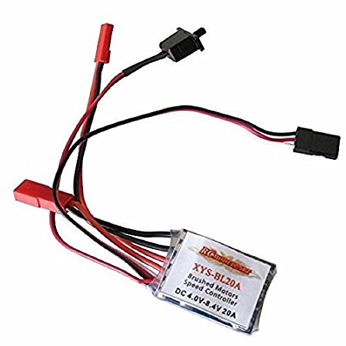 powerdayRC ESC 20A Brushed Motor Speed Controller BEC 5V 1A with Brake