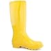 DailyShoes Rubber Rain and Snow Boots for Women Booties Waterproof Knee-high Mid Calf High Tube Outdoor Garden Work Width Heel Buckle Nonslip Grip Boot Island-02 Yellow 8