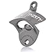 Barware Gear Wall Mount Bottle Opener Beer Thirty with Free Stainless Steel Mounting Screws. Pop the cap and open your Beer and Soda in Style. Wall Hung Beer Opener for Bar or Kitchen. Gun Metal Black