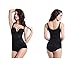 HaloVa Women's Shapewear, Corset Bodysuit Slimming Bodyshaper, Black, M
