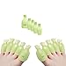 Teenitor Gel Polish Remover Clips, 10PCS Soak Off Nail Clips, 10PCS Nail Polish Remover Clips for Toes, Acrylic Soak Off Tools Green