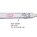 VAV Professional Hair Straightener 1in 3D Floating Plate Ceramic Flat Iron 284℉-446℉ Auto Shut-Off US Plug Rose Gold (mini size)