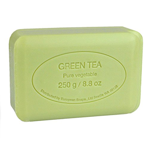Pre de Provence Shea Butter Enriched Artisanal French Soap Bar (250 g) - Green Tea Beauty & Personal Care, Skin Care, Body, Cleansers, Soaps
